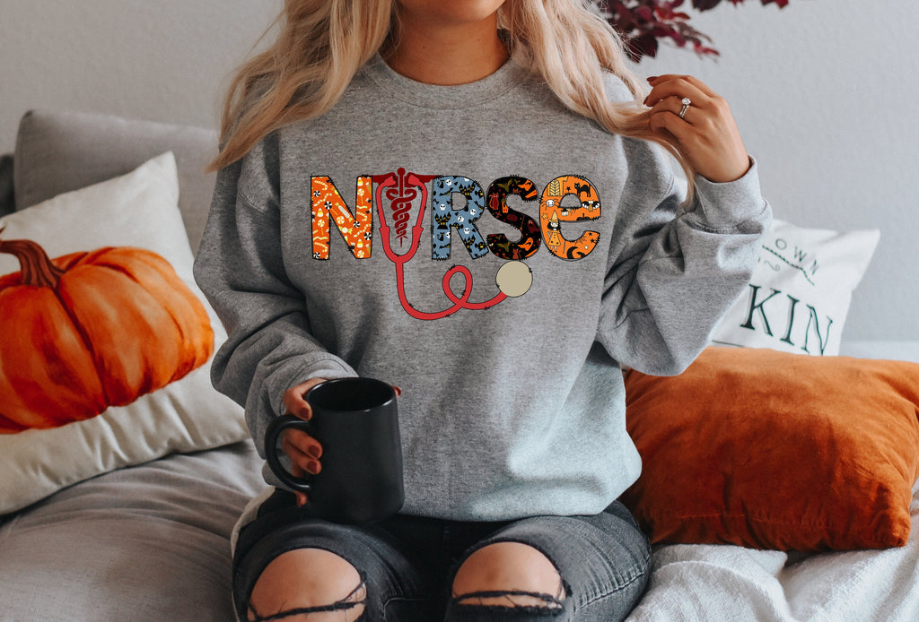 Halloween Nurse T-Shirt: Fall Nursing Tee
