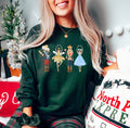 Watercolor Nutcracker Ballet Christmas Sweatshirt