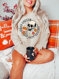 Dead Inside But Spiced Halloween Shirt, Skeleton Pumpkin Tee