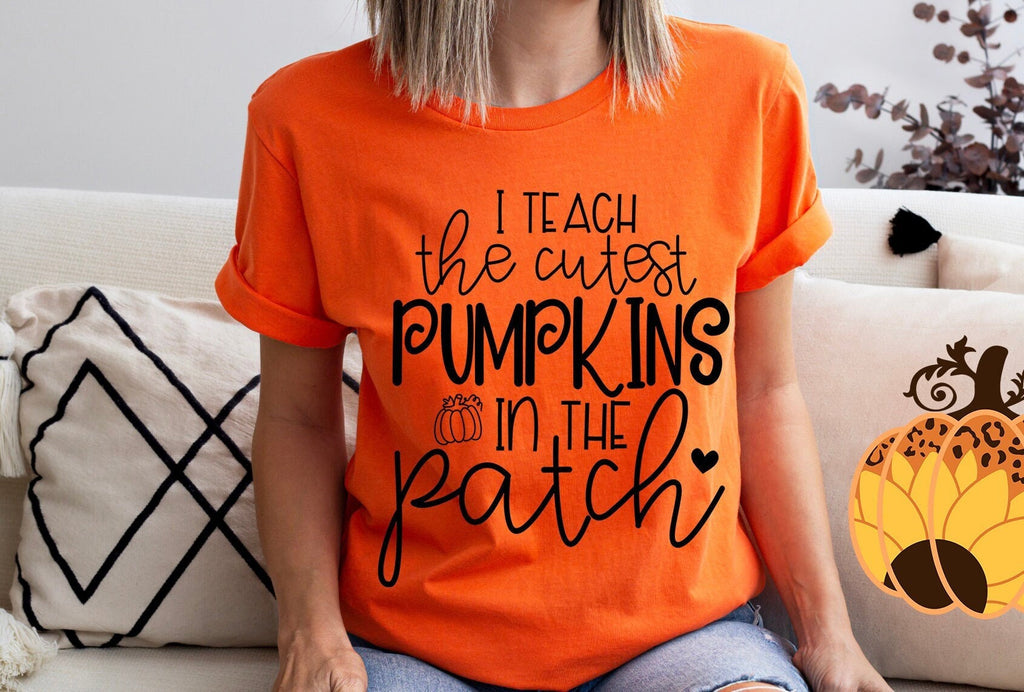 Fall Teacher Shirt: Cutest Pumpkins in the Patch, Teacher Tee