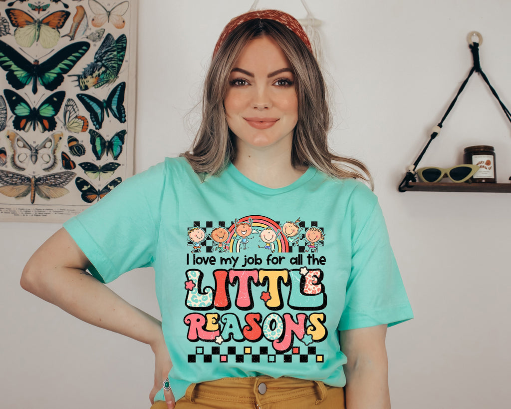 I Love My Job Teacher Shirt: Custom Design, Little Reasons Outfit