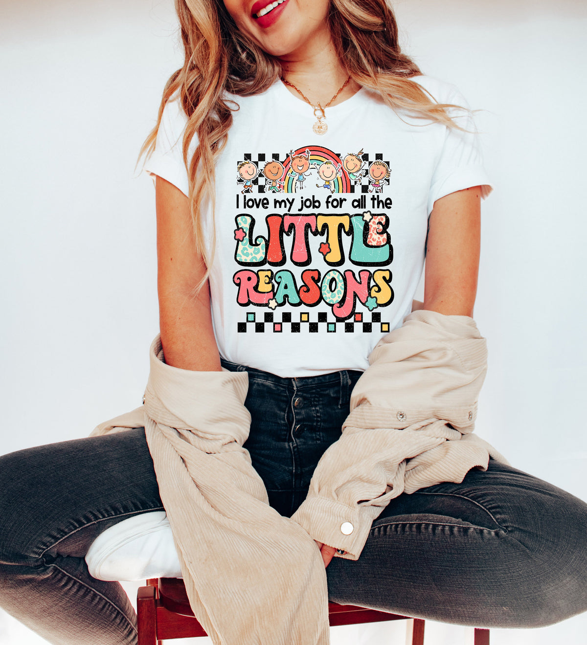 I Love My Job Teacher Shirt: Custom Design, Little Reasons Outfit