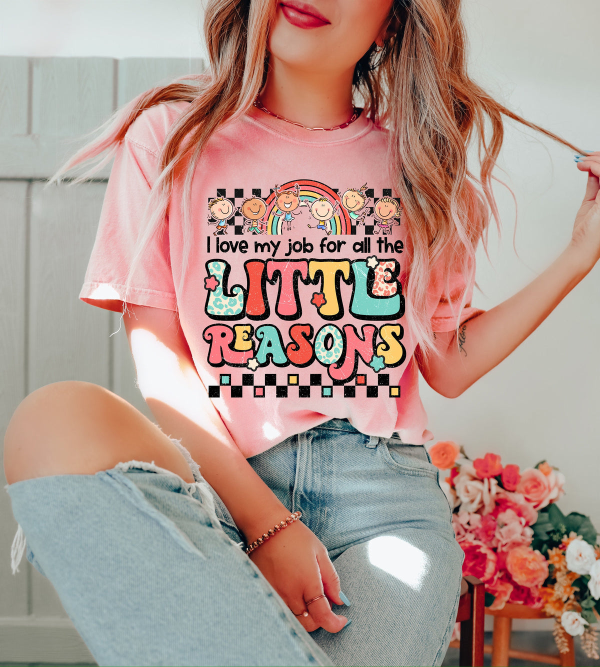 I Love My Job Teacher Shirt: Custom Design, Little Reasons Outfit