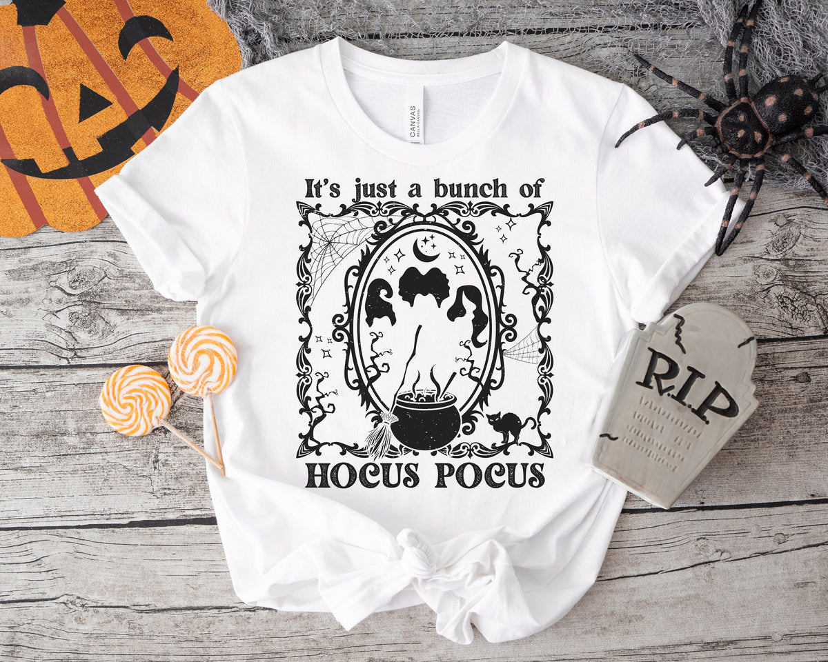 Hocus Pocus T-Shirt: Spooky Season Halloween Party Tee