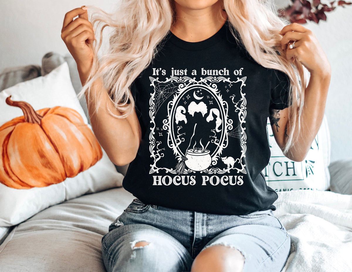 Hocus Pocus T-Shirt: Spooky Season Halloween Party Tee