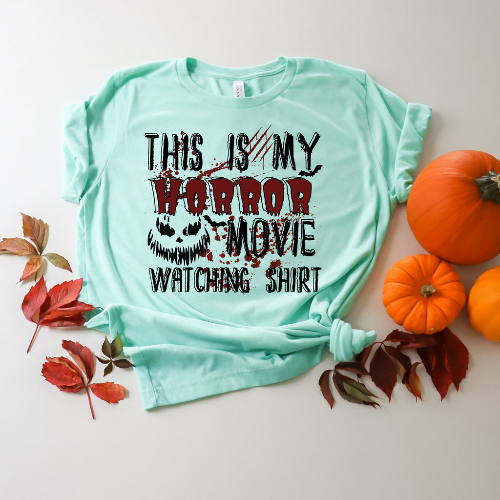 Halloween Horror Movie Watching Shirt: Spooky Season Tee