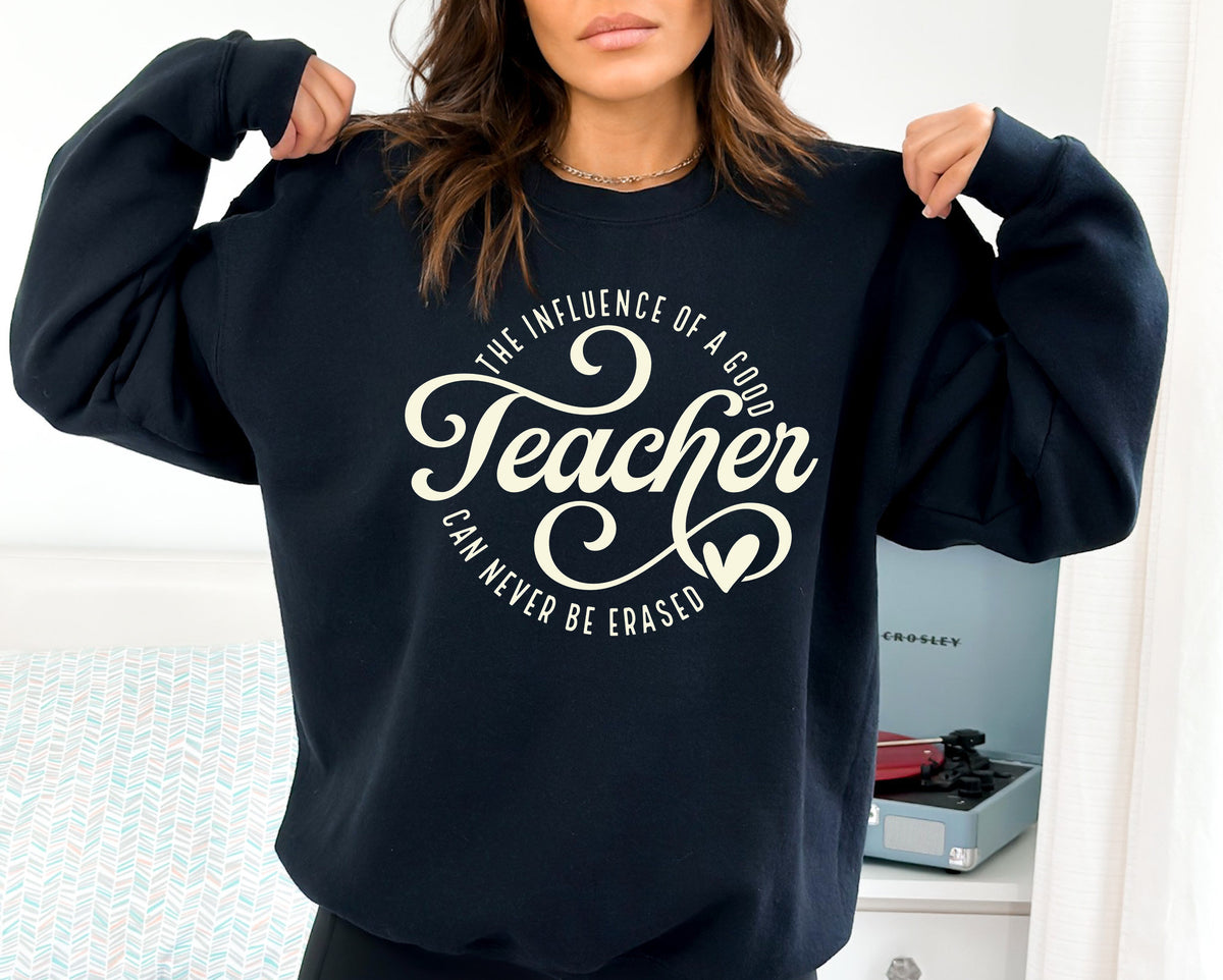 Loved Teacher Sweatshirt, Cute Teacher Crewneck, Teacher Gift