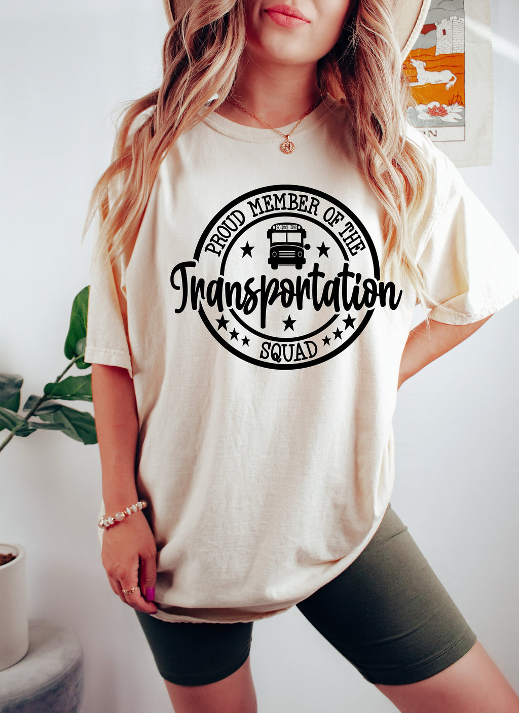 Transportation Squad T-Shirt: School Bus Driver Tee