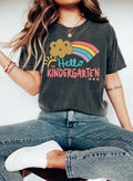Hello Kindergarten Rainbow Shirt - Back To School Tee