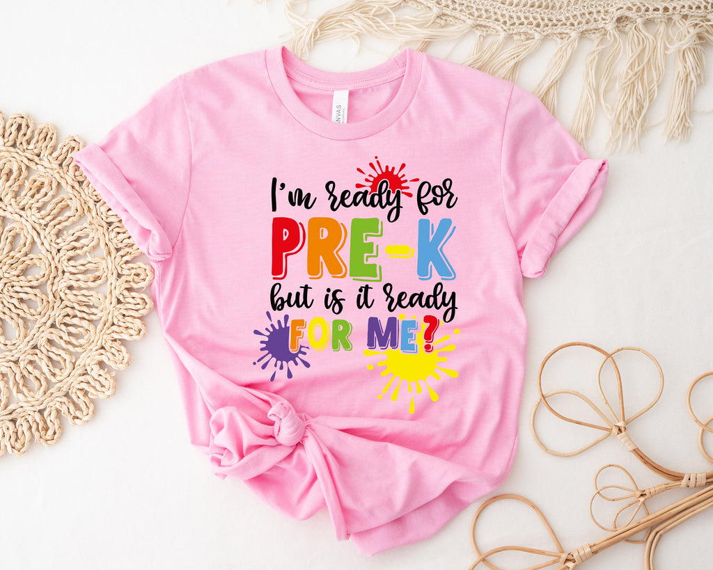 Kindergarten Shirt: Back To School T-Shirt, First Day of School