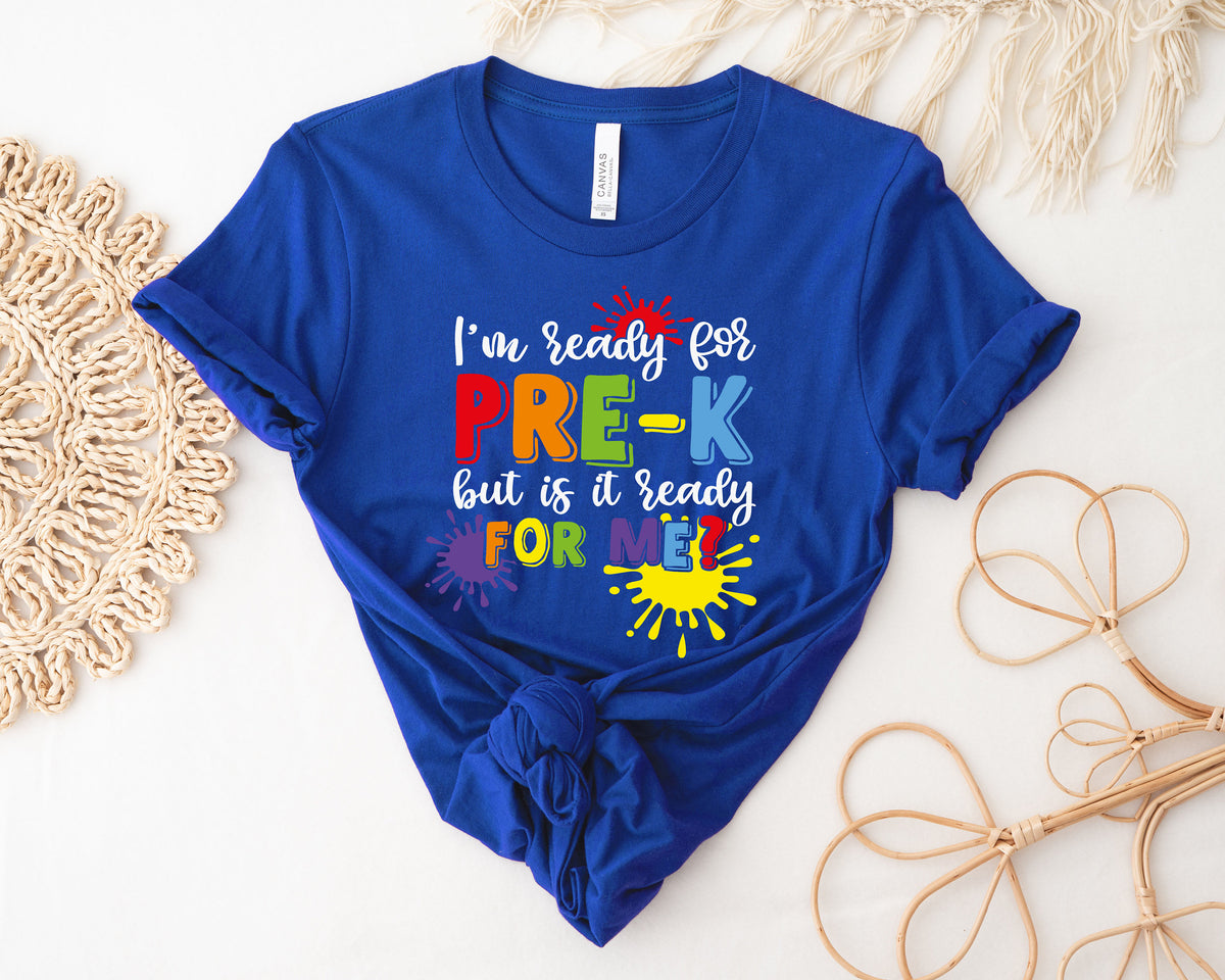 Kindergarten Shirt: Back To School T-Shirt, First Day of School