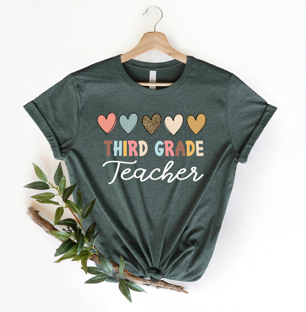 Boho Second Grade Teacher Shirt: Back To School Tee