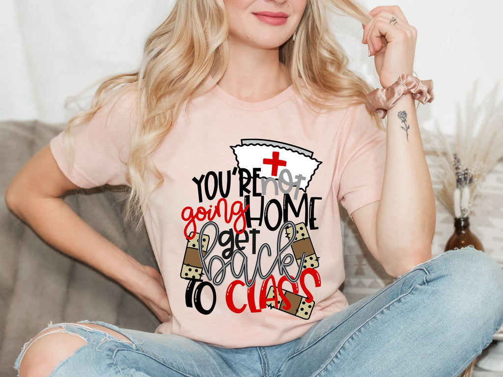 School Nurse T-Shirt: Funny Back To Class RN Gift
