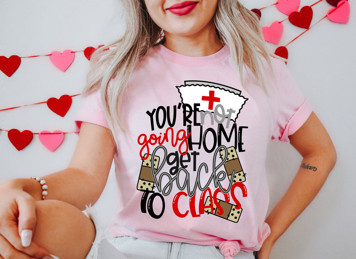 School Nurse T-Shirt: Funny Back To Class RN Gift