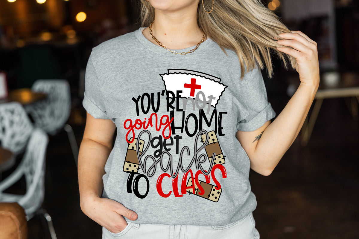 School Nurse T-Shirt: Funny Back To Class RN Gift