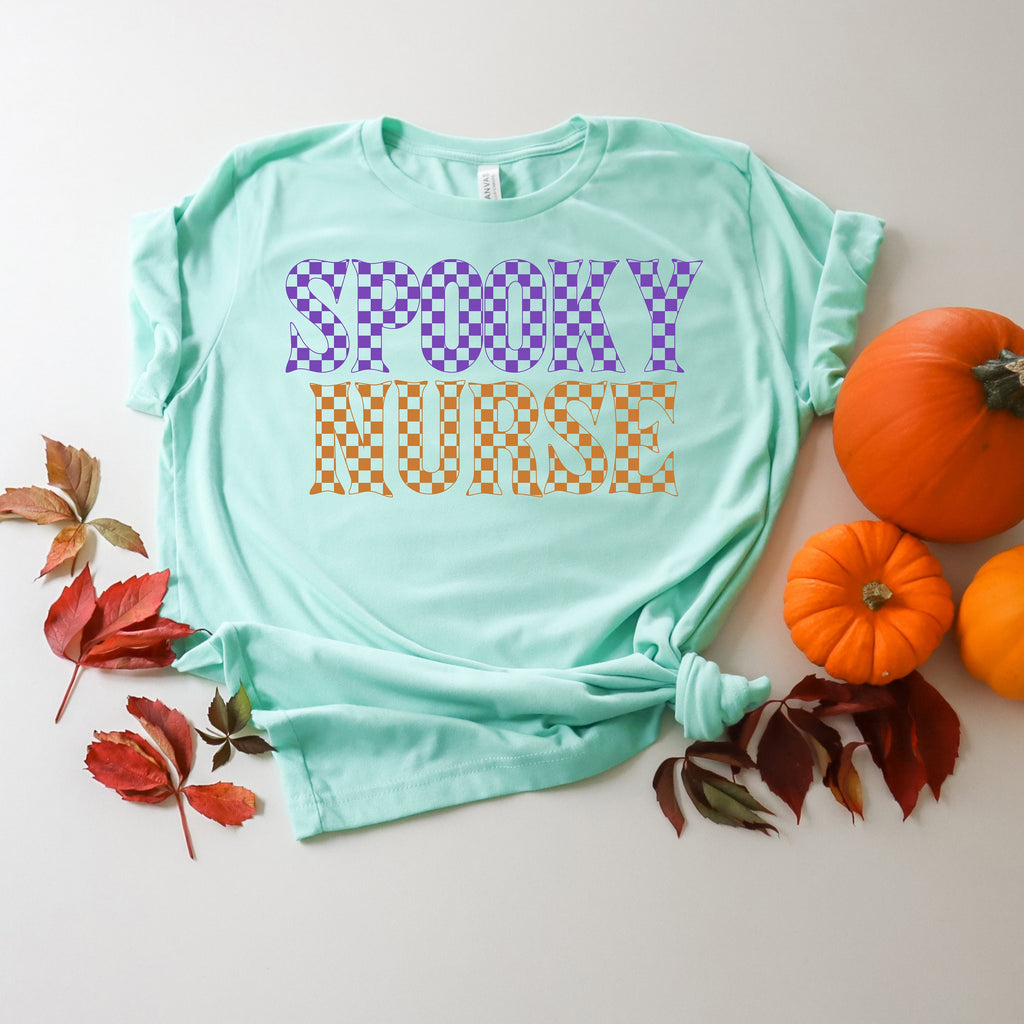 Spooky Nurse Halloween Shirt: Fall Nursing Tee