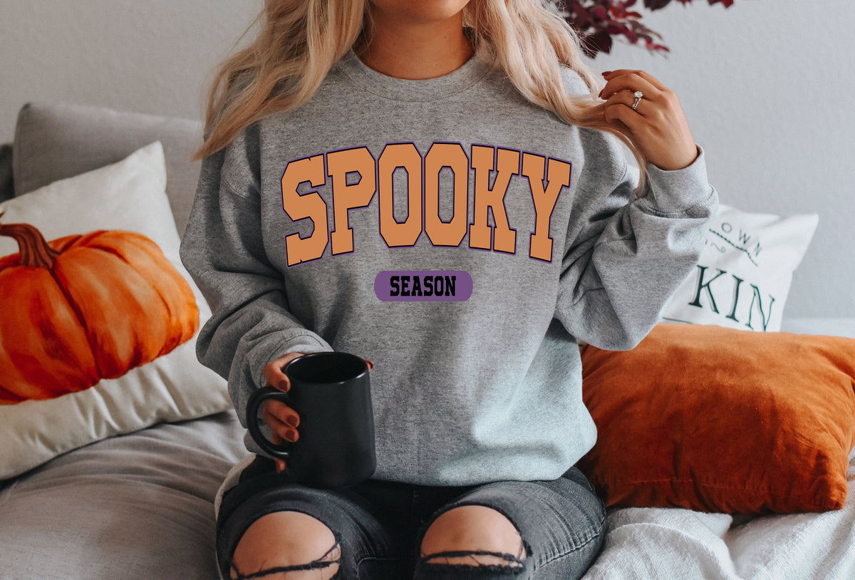Retro Spooky Season Sweatshirt, Funny Halloween Shirt