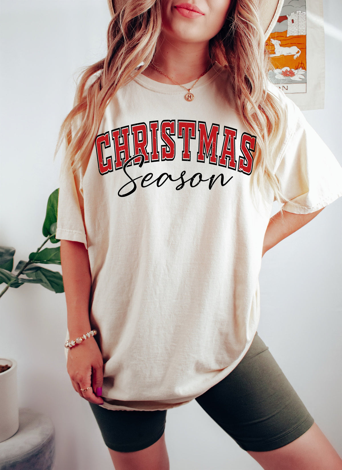 Christmas Season Sweatshirt, Womens Holiday Crewneck