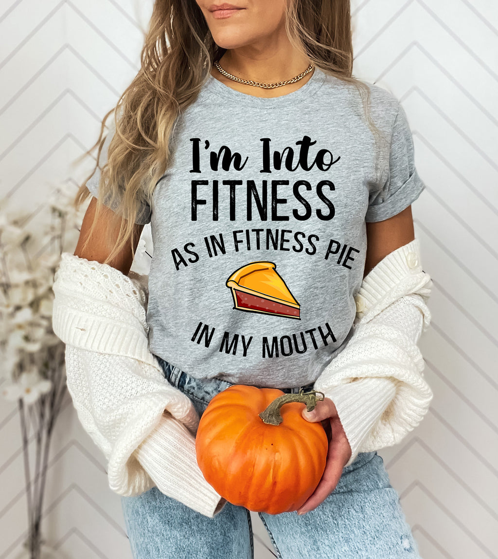 Funny Thanksgiving Shirt: Pumpkin Pie Fitness Gift