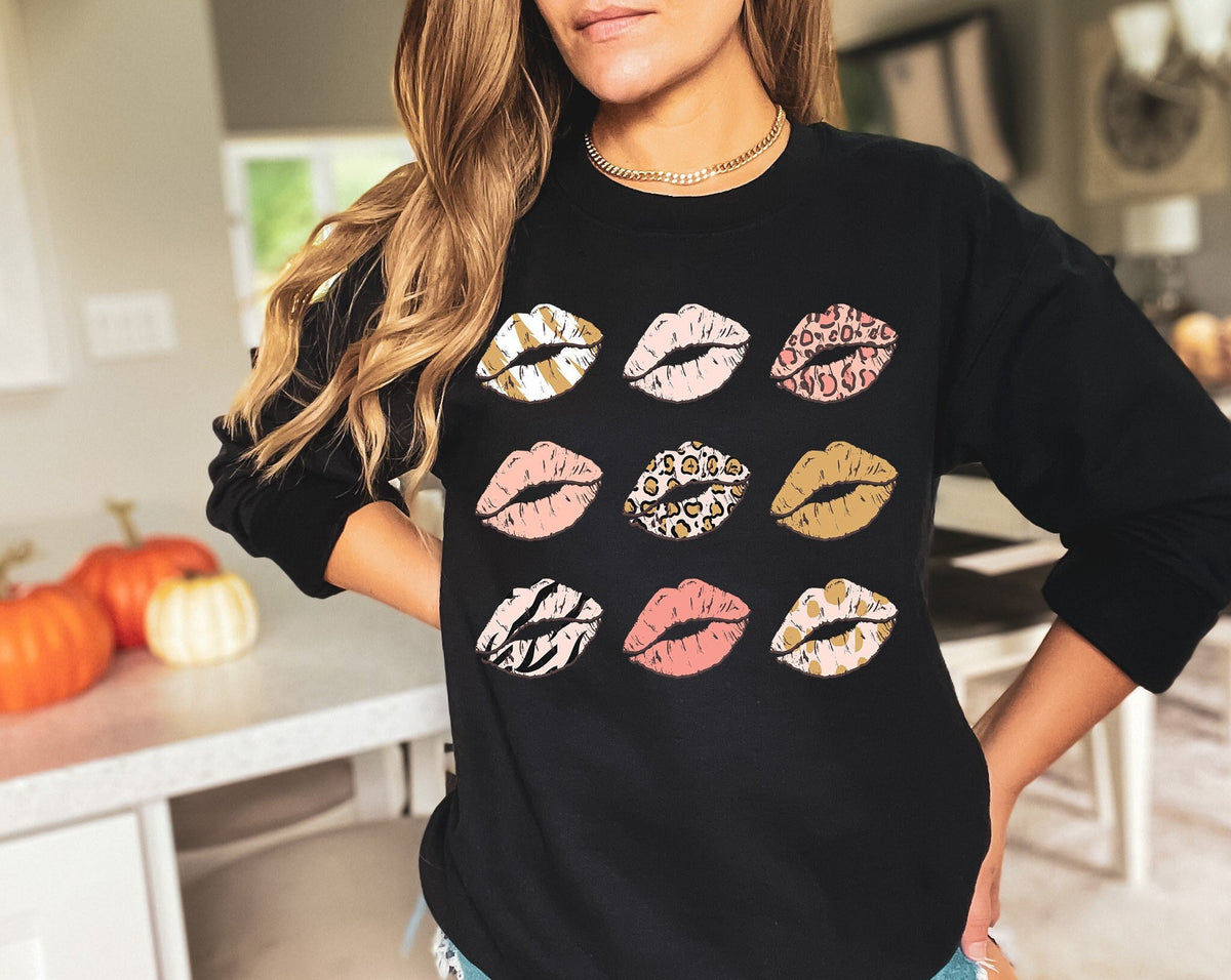 Fall Lips Shirt: Pumpkin Spice Thanksgiving Tee