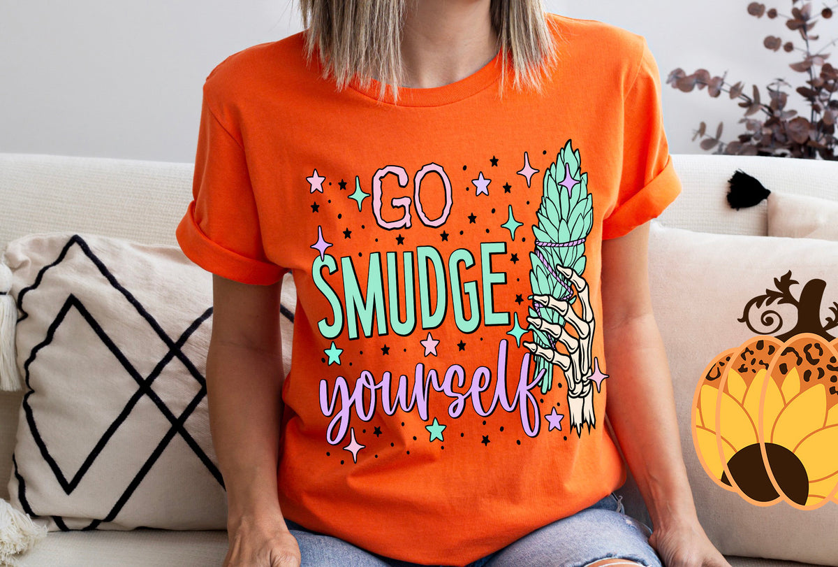 Go Smudge Yourself Shirt: Funny Witchy Halloween Tee