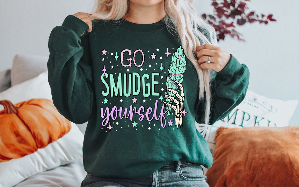 Go Smudge Yourself Shirt: Funny Witchy Halloween Tee