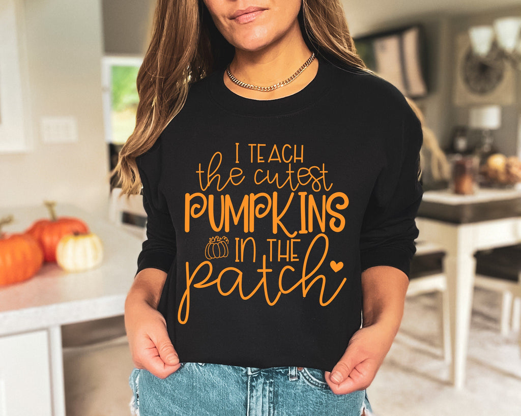 Fall Teacher Shirt: Cutest Pumpkins in the Patch, Teacher Tee