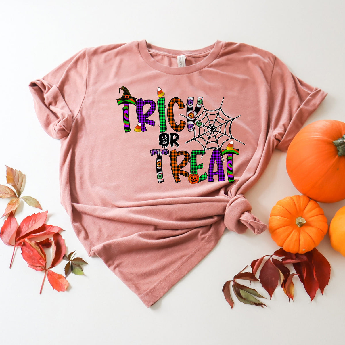 Trick or Treat Halloween T-Shirt: Funny Kids Graphic Tee