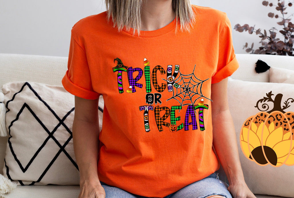 Trick or Treat Halloween T-Shirt: Funny Kids Graphic Tee