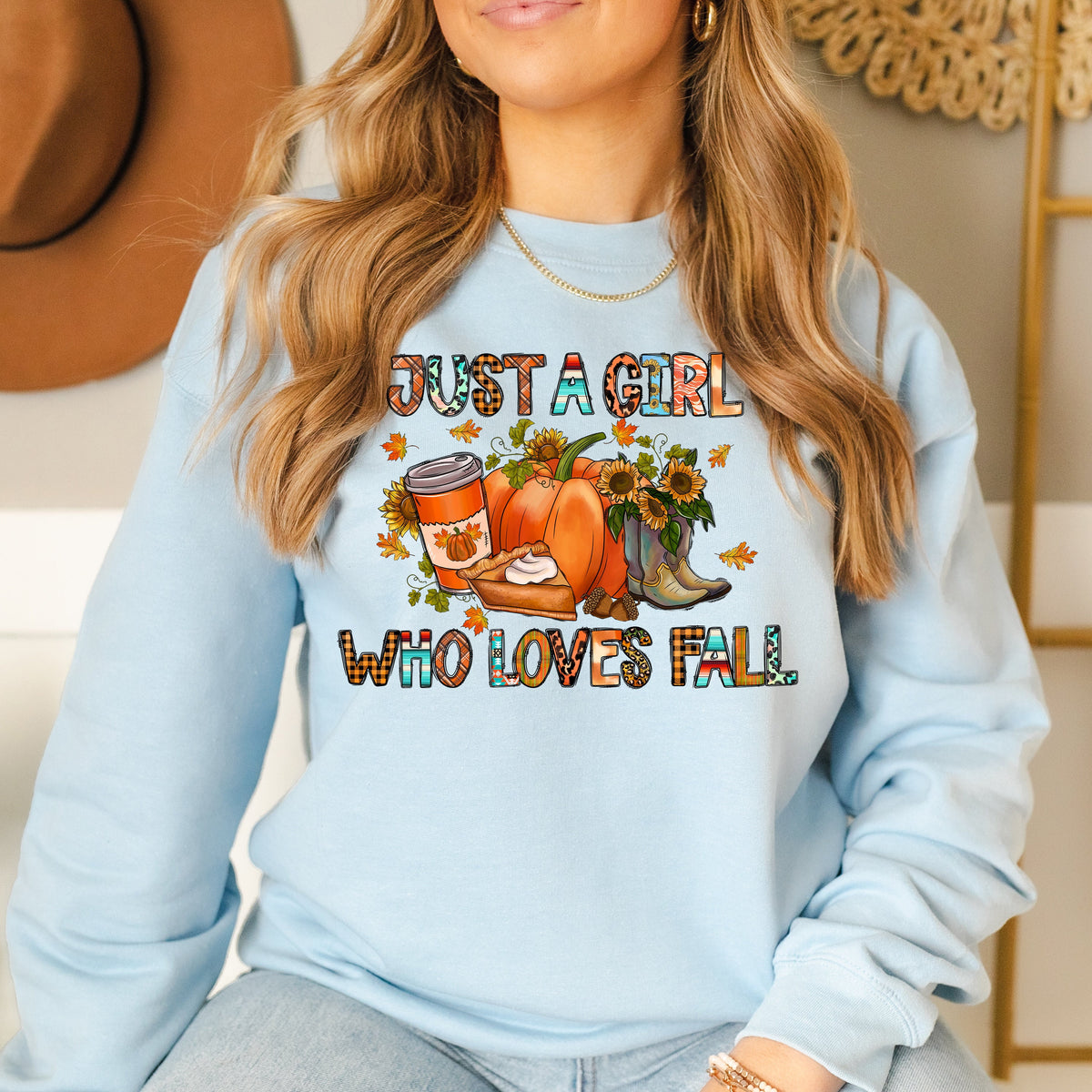 Fall Shirt: Just a Girl Who Loves Fall, Autumn Vibes