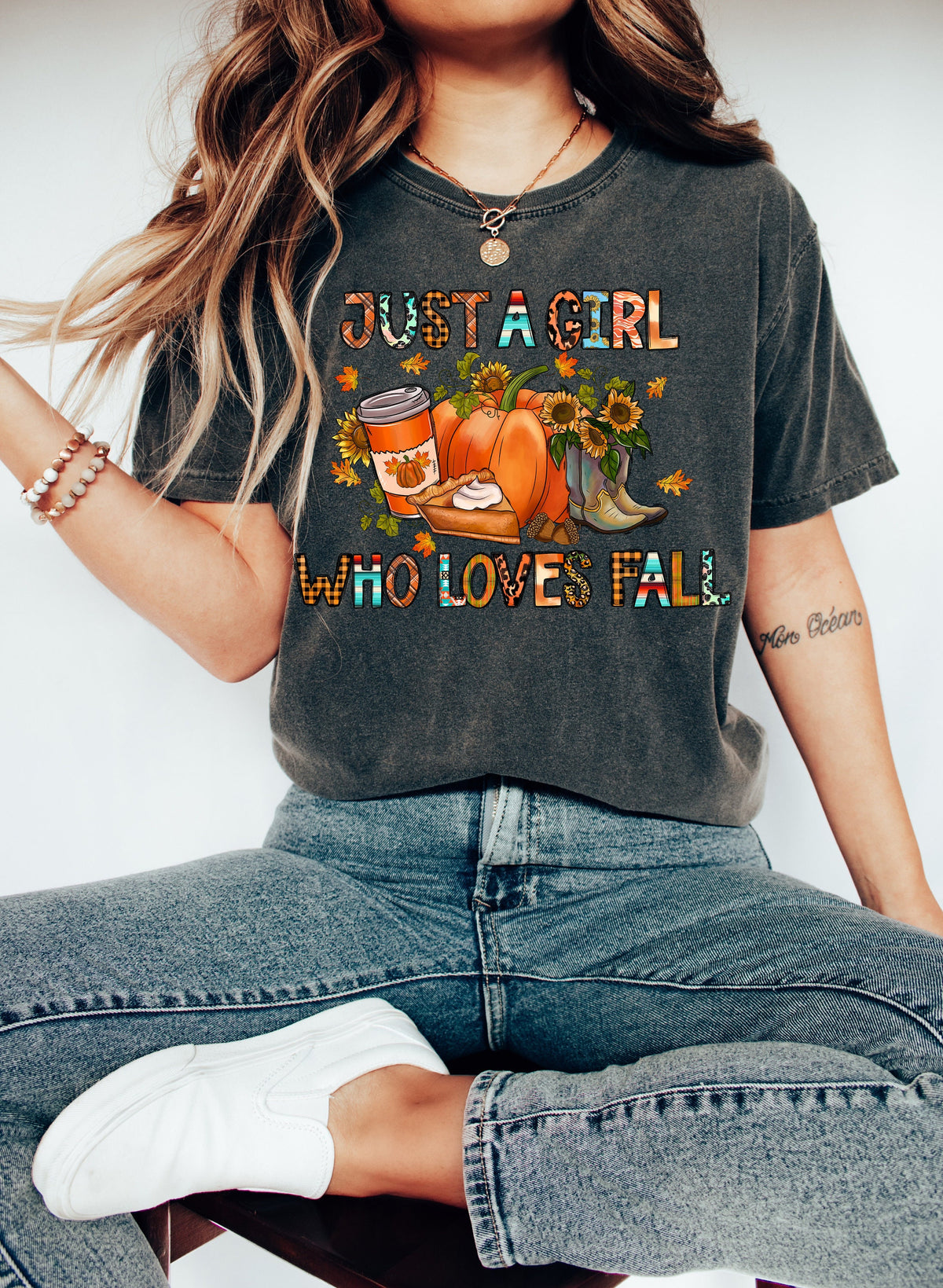 Fall Shirt: Just a Girl Who Loves Fall, Autumn Vibes