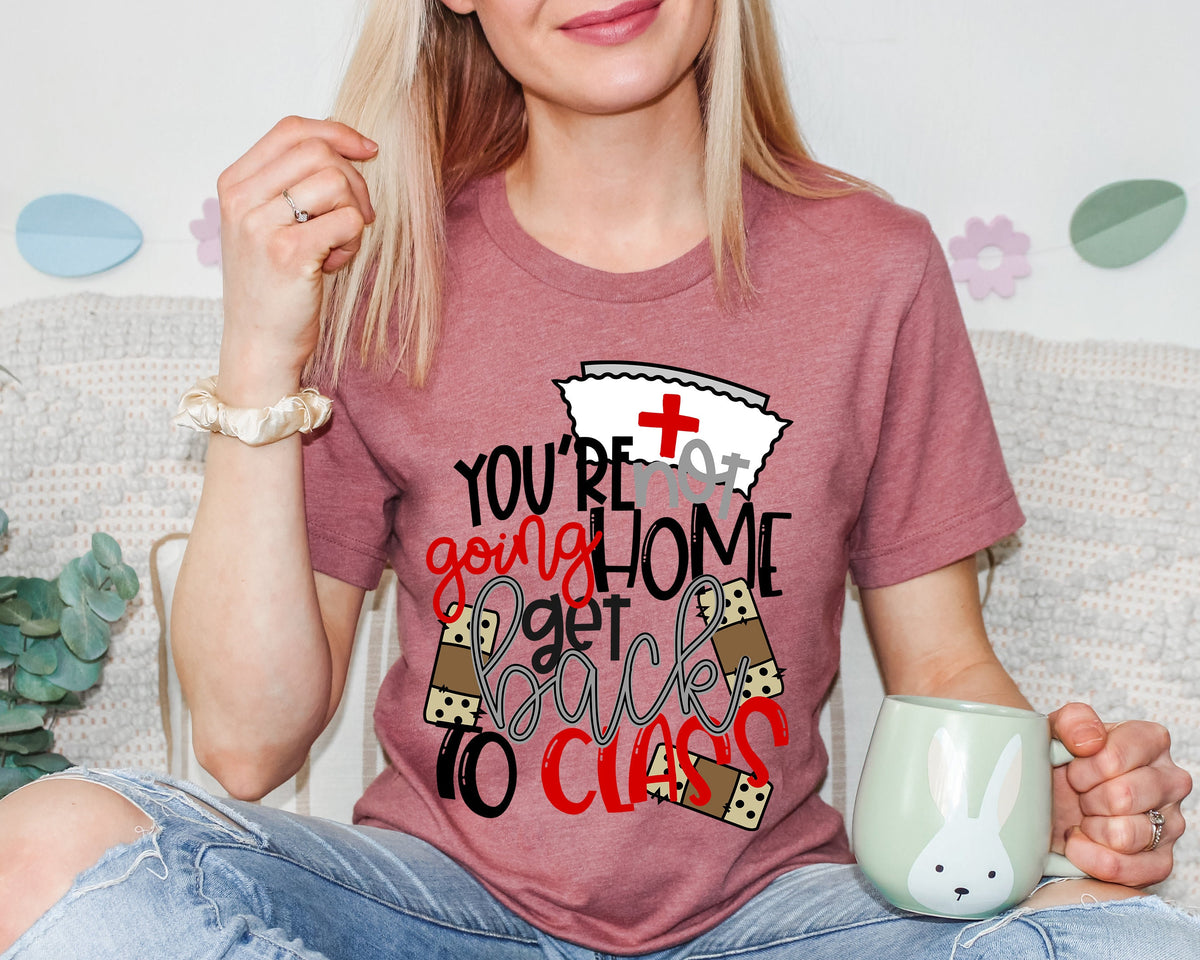 School Nurse T-Shirt: Funny Back To Class RN Gift