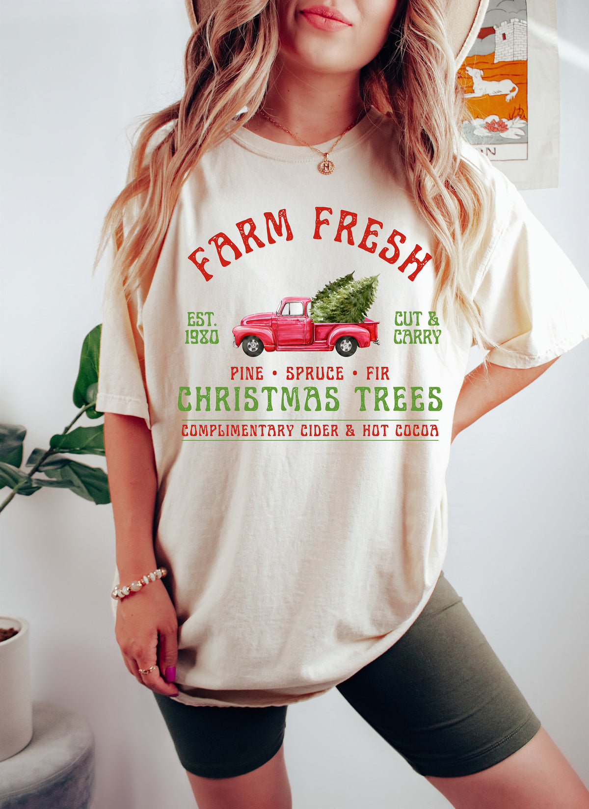Farm Fresh Christmas Tree Shirt: Funny Holiday Tee