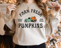 Farm Fresh Pumpkins Sweatshirt: Vintage Truck, Fall Harvest Tee