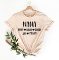 Personalized Nana Shirt: Grandchildren Names, Grandma Gift