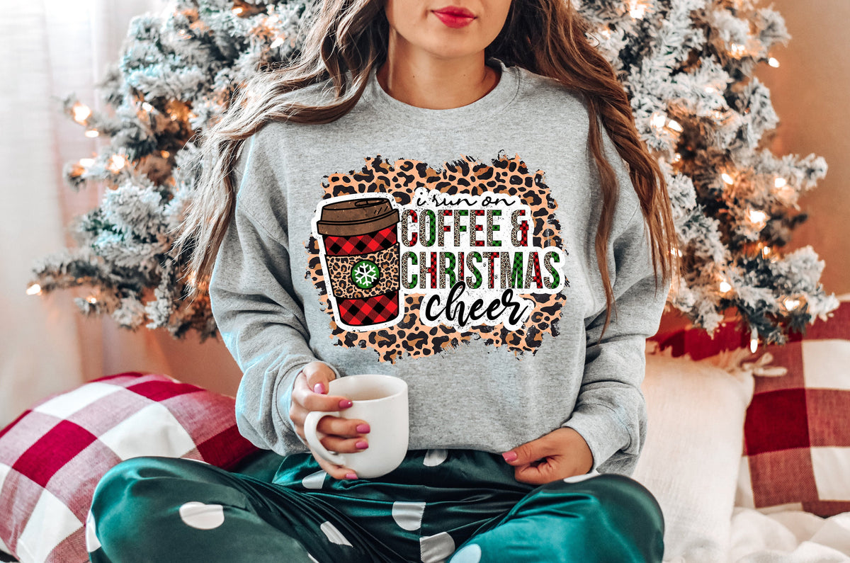 Christmas Coffee Sweatshirt: Holiday Cheer Shirt