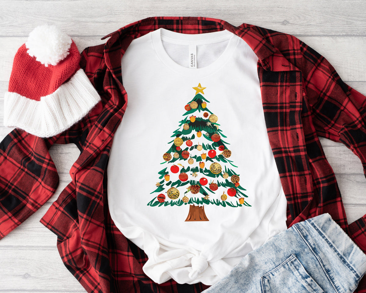 Christmas Tree Sweatshirt: Holiday Crewneck for Women