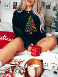 Christmas Tree Sweatshirt: Holiday Crewneck for Women