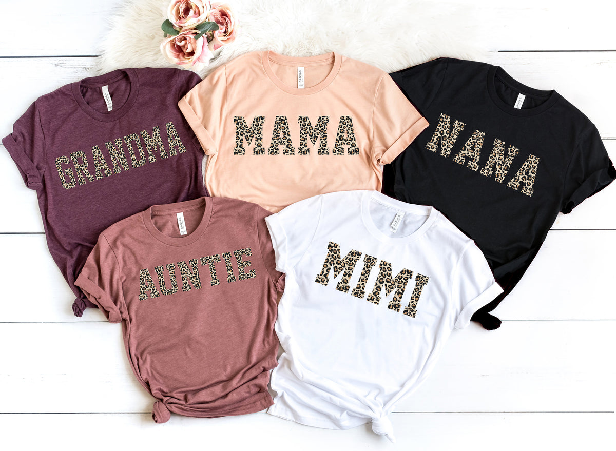 Mama Sweatshirt: Leopard Print, Gift for Mom