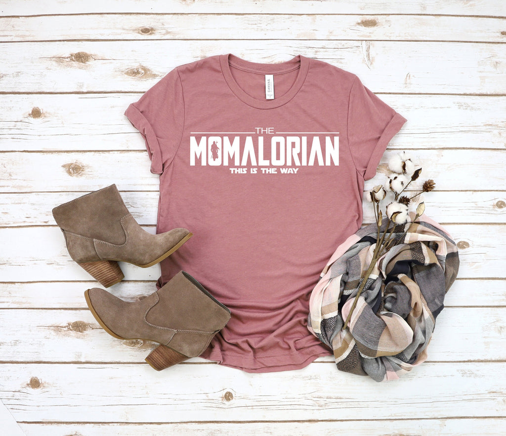 Momalorian Shirt: Mothers Day Graphic Tee, Gift For Mom
