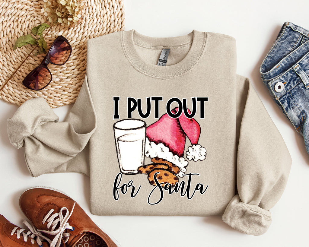 Funny Christmas Shirt: I Put Out For Santa, Holiday Tee