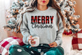Buffalo Plaid Merry Christmas Sweatshirt - Family Holiday Shirt