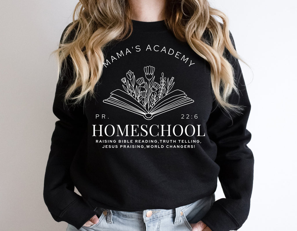 Homeschool Mama Shirt: Mama's Academy, Back to School