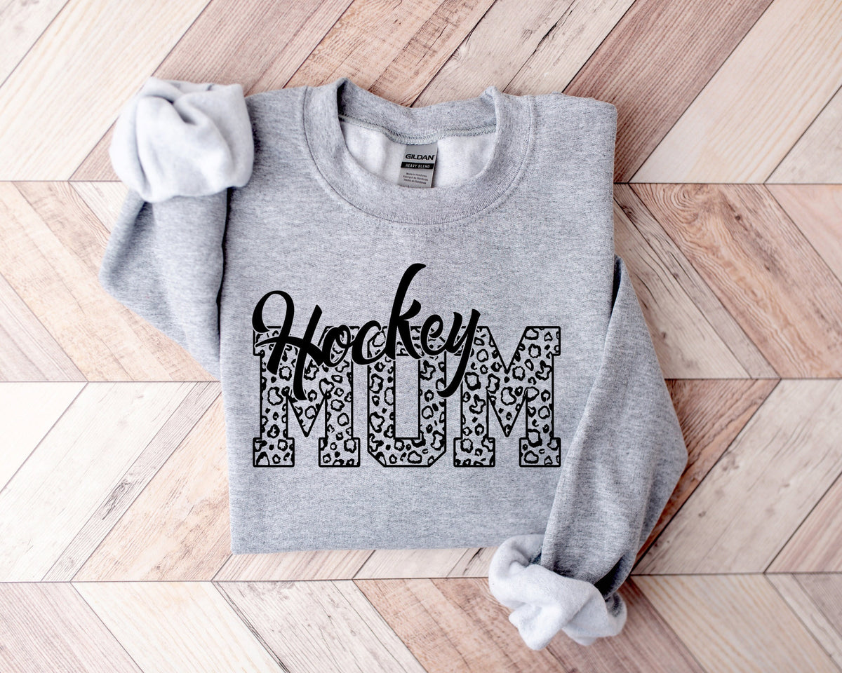 Hockey Mom Sweatshirt: Game Day Crewneck