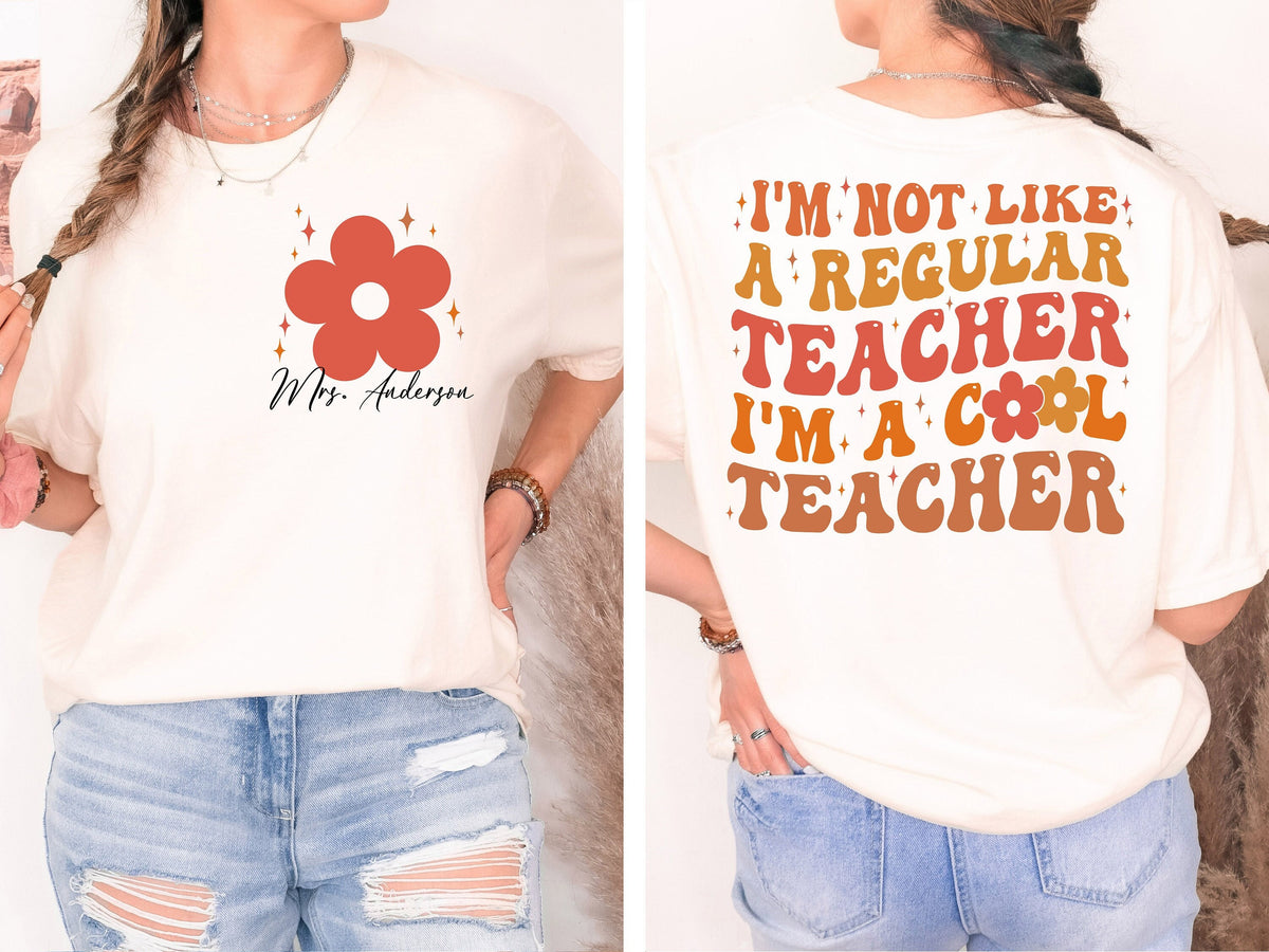 Custom Teacher Sweatshirt, Cool Teacher Shirt, Back To School