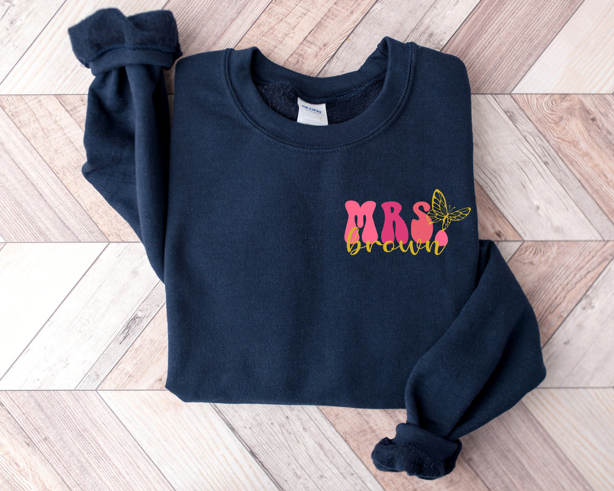 In My Teacher Era Sweatshirt: Custom Teacher Name, Back To School Shirt