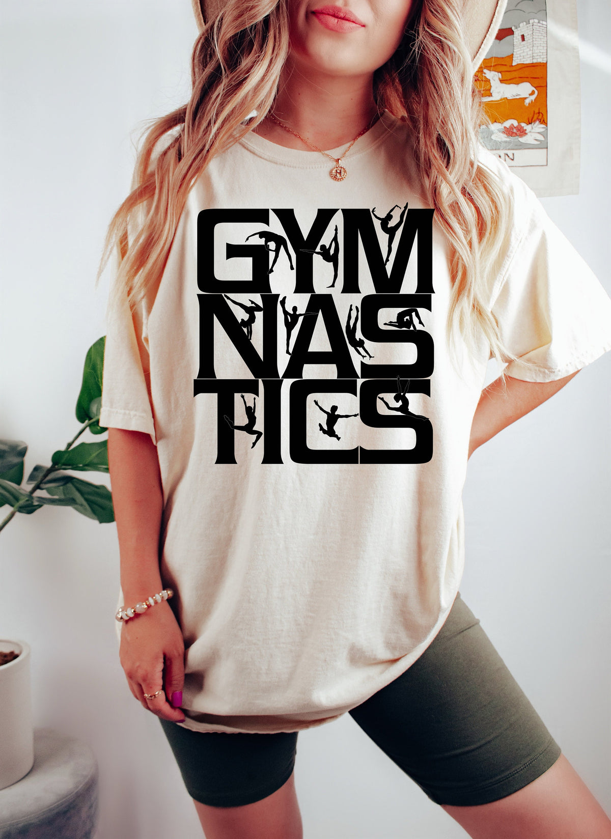 Gymnastics Lover T-Shirt: Gymnast Silhouette Design