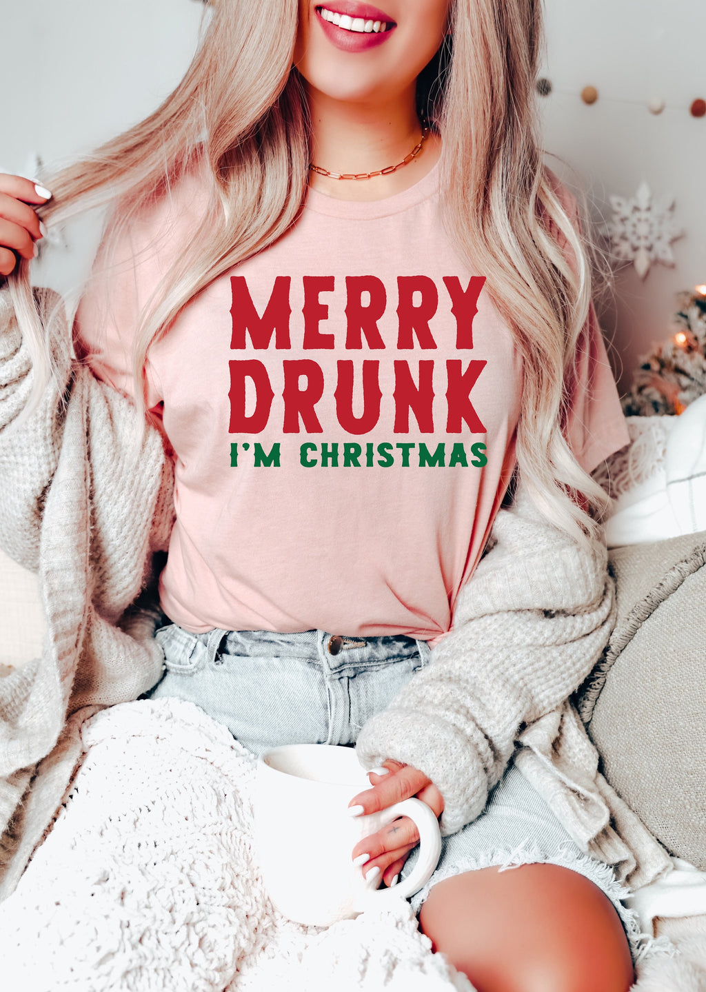 Merry And Drunk I'm Christmas Sweatshirt: Family Matching Top