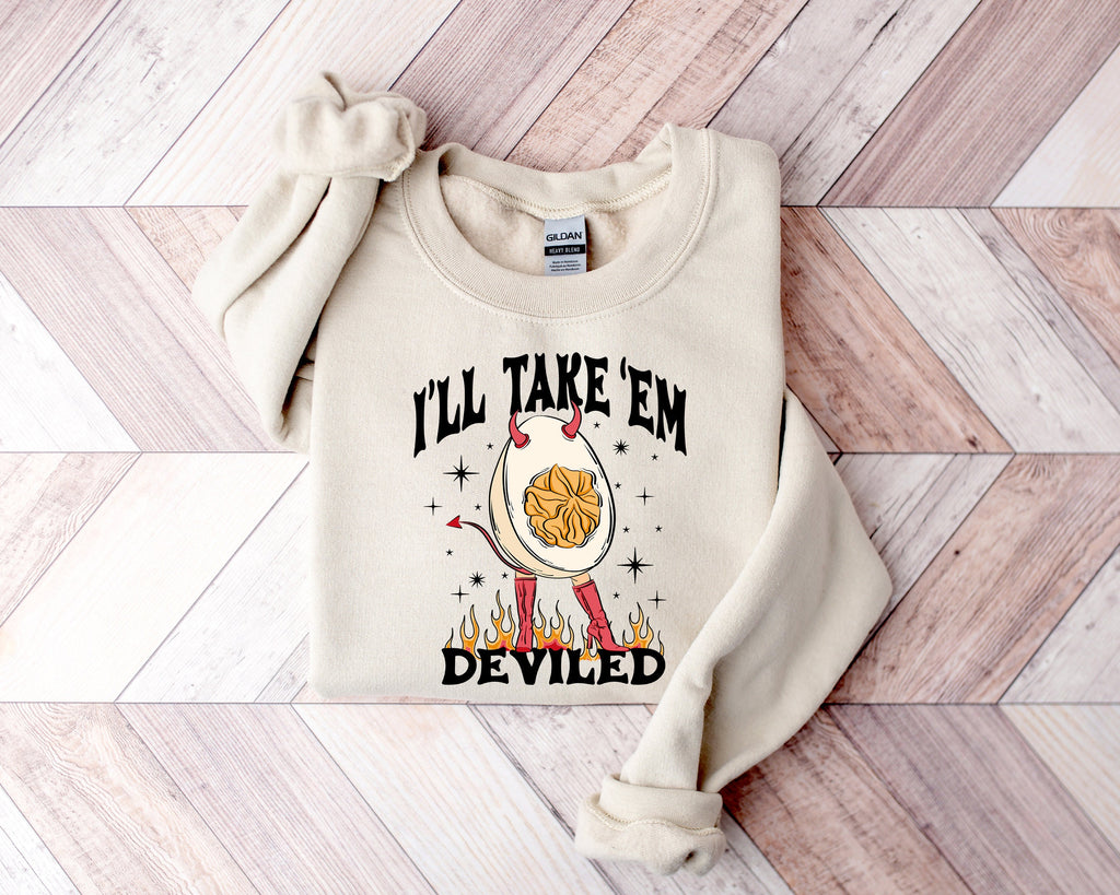 Deviled Egg Thanksgiving Shirt: Funny Holiday Sweatshirt