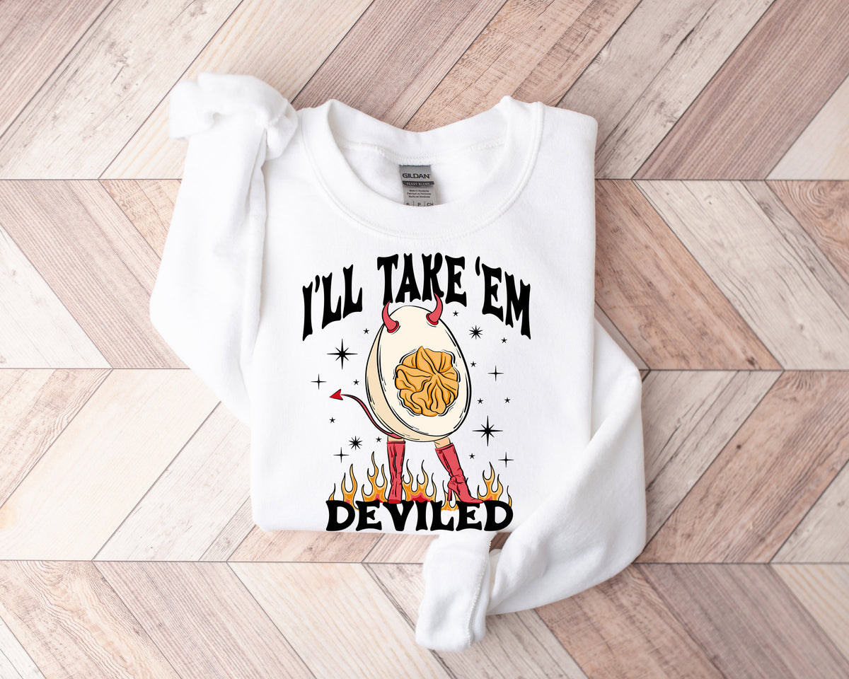 Deviled Egg Thanksgiving Shirt: Funny Holiday Sweatshirt